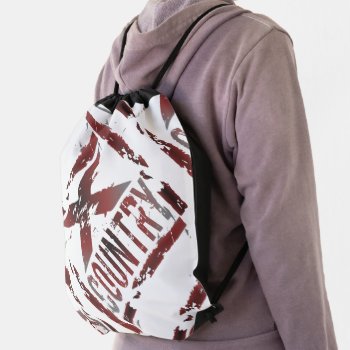 Xc Cross Country Runner Drawstring Bag by BiskerVille at Zazzle