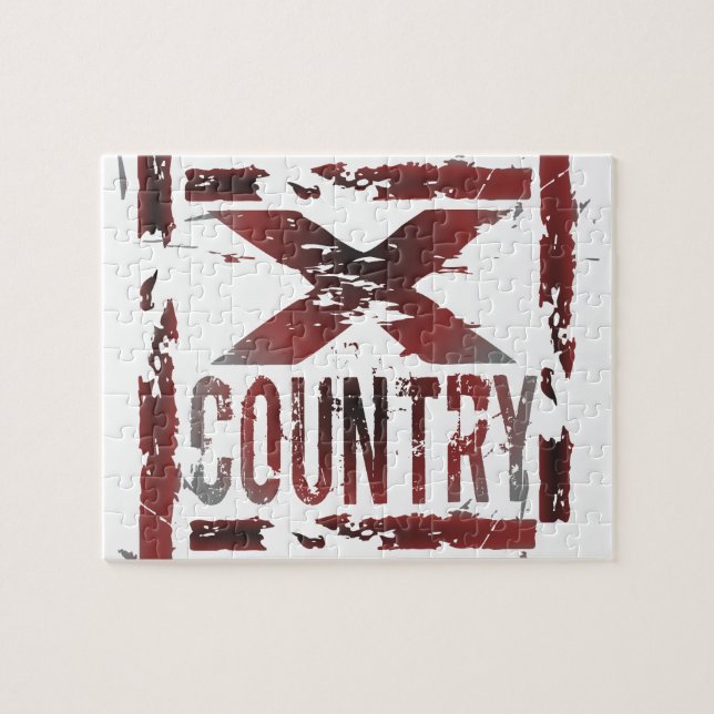 XC Cross Country Runner Jigsaw Puzzle (Horizontal)