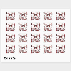 XC Cross Country Runner Stickers
