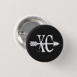 Xc Cross Country Running Pinback Button at Zazzle