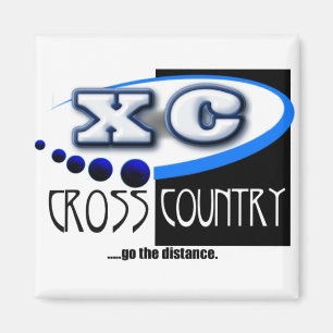 XC MOTTO - Go the Distance - CROSS COUNTRY Magnet