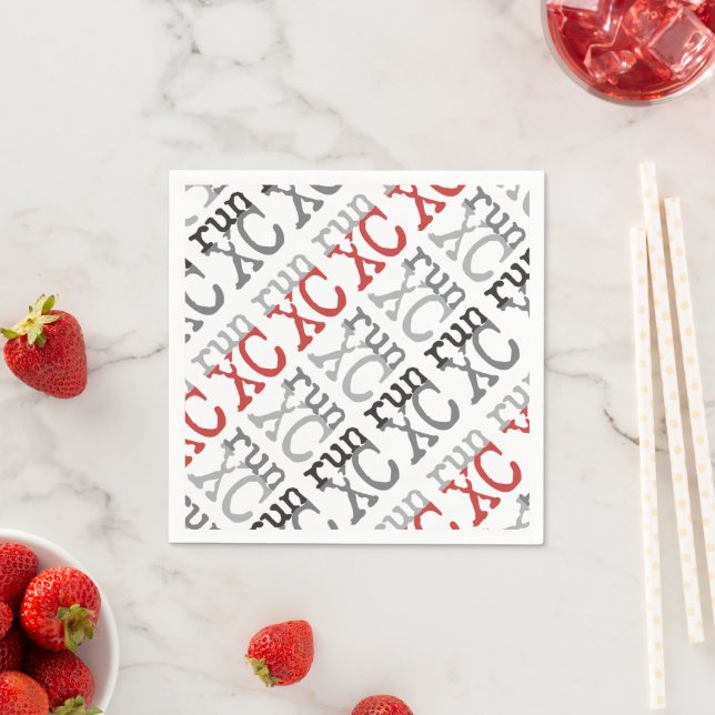 XC Run - Cross Country Running Paper Napkins (Insitu)