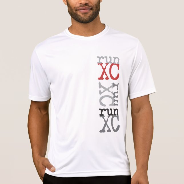 XC Run - Cross Country Running T-Shirt (Front)