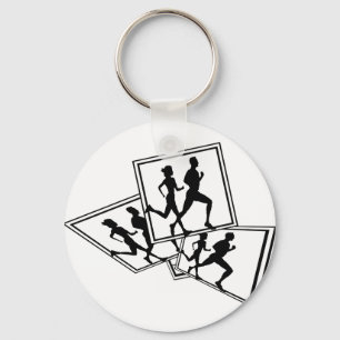 XC RUN RUN RUN CROSS COUNTRY KEYCHAIN
