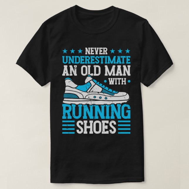 XC Runner Running Shoes Men Cross Country Running T-Shirt (Design Front)