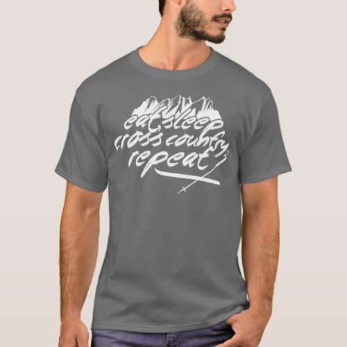 XC Skiing CrossCountry Ski Gift  T_Shirt