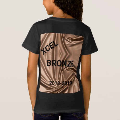 Xcel Bronze Girls Gymnastics T_Shirt Personalized