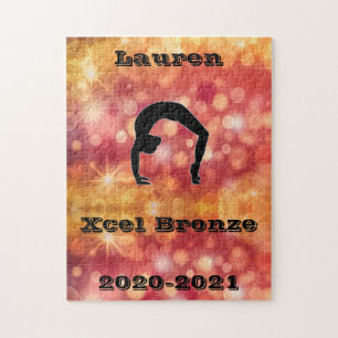 Xcel Bronze Gymnastics Jigsaw Puzzle