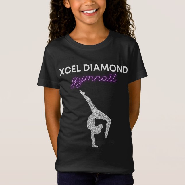 Xcel Diamond Gymnastics T-Shirt  (Front)