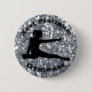 Xcel Platinum Gymnast - Girls Gymnastics Button