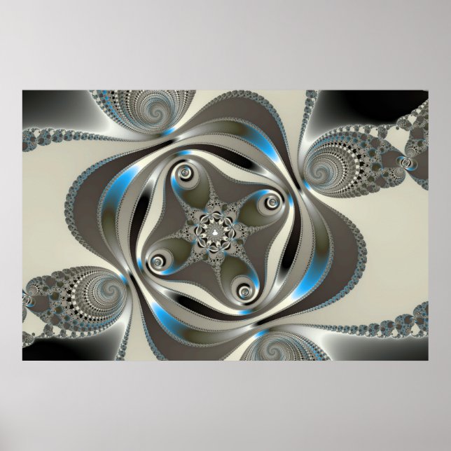xChrome - Fractal Poster (Front)