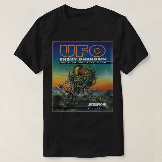 XCOM UFO Defense Amiga Cover  T-Shirt (Design Front)