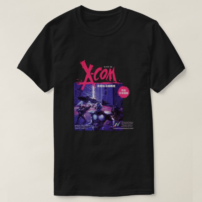 XCOM UFO Defense Japanese Ver  T-Shirt (Design Front)