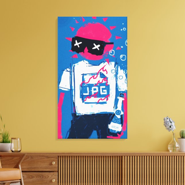 XCOPY Summer JPG WAGMI Pop Art Multiple Sizes Canvas Print | Zazzle