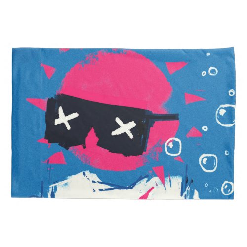 XCOPY Summer Pop Art StandardKing SinglePair Pillow Case