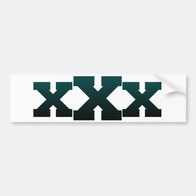 XEDGE4LIFEX dark blue xXx Bumper Sticker (Front)