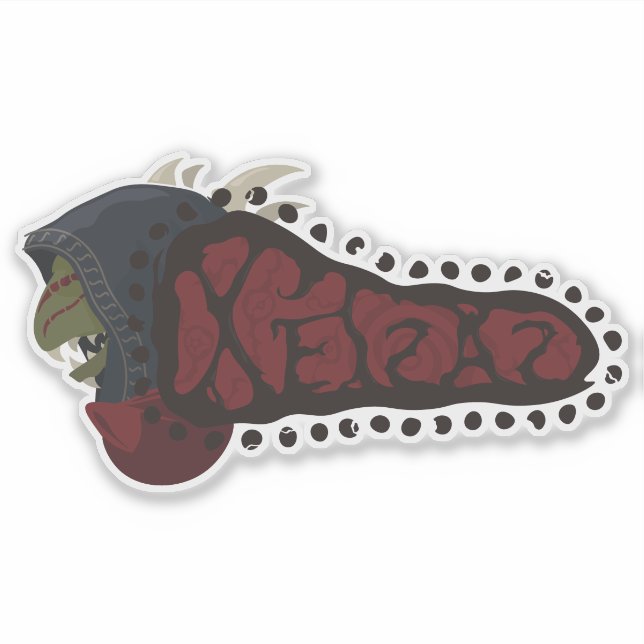 Xelzaz Logo by pashacore Sticker (Front)