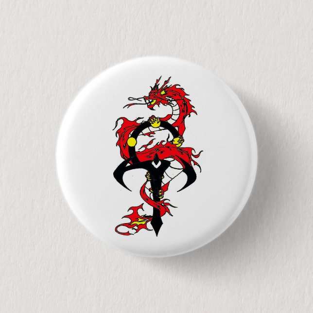 xen Dragon button (Front)