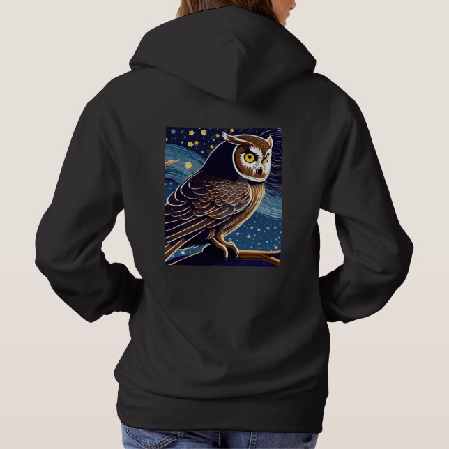 Xen Night Owl Hoodie (Back)