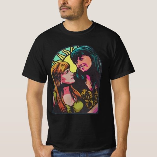 Xena and gabrielle T_Shirt