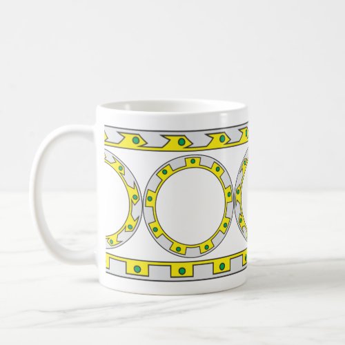 Xena Chakram Pattern Coffee Mug