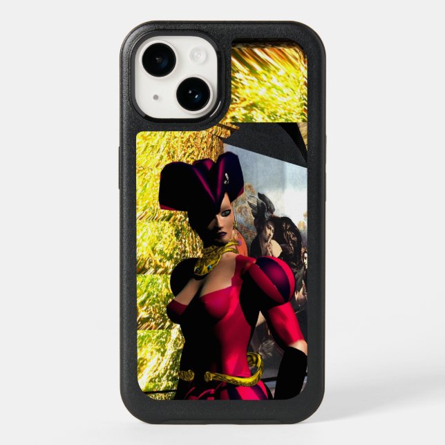 XENIA EXPLORES HYPERION'S ORBITER Science Fiction Otterbox iPhone Case (Back)