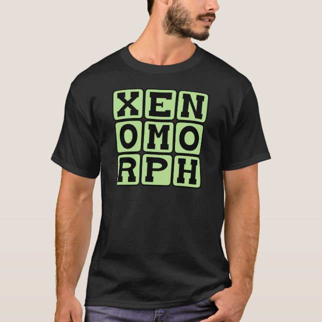 Xenomorph, Alien Being T-Shirt (Front)