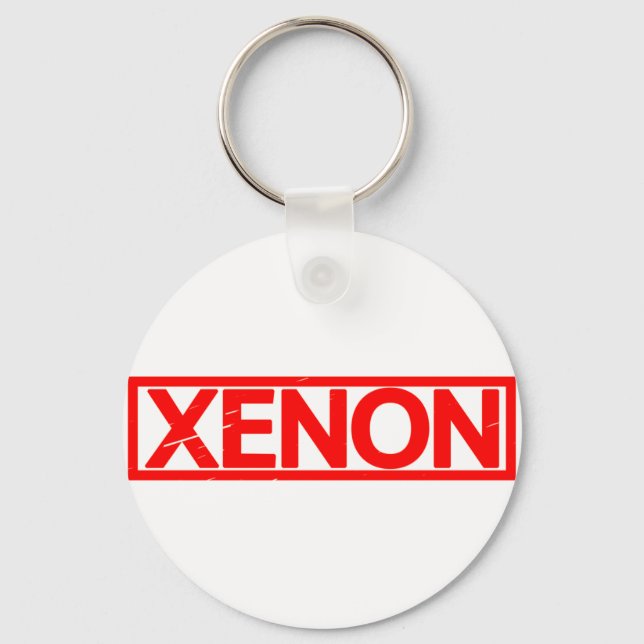 Xenon Stamp Keychain (Front)