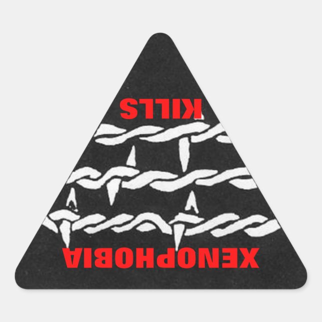 xenophobia kills sticker (Front)
