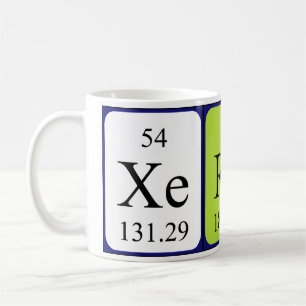 Xerena periodic table name mug