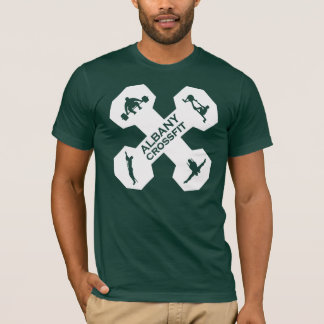 Xfit Dumbell Logo White T-Shirt
