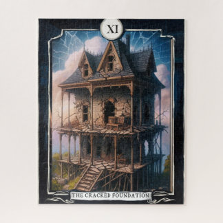 XI The Cracked Foundation - Built on Secrets Tarot Jigsaw Puzzle