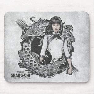 Xialing Dragon Watercolor Mouse Pad