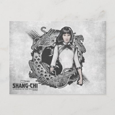 Xialing Dragon Watercolor Postcard