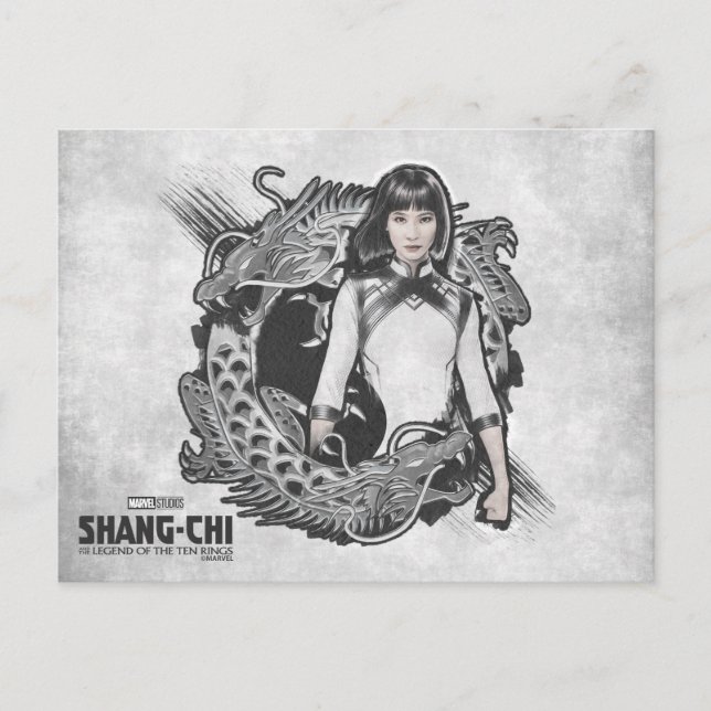 Xialing Dragon Watercolor Postcard (Front)