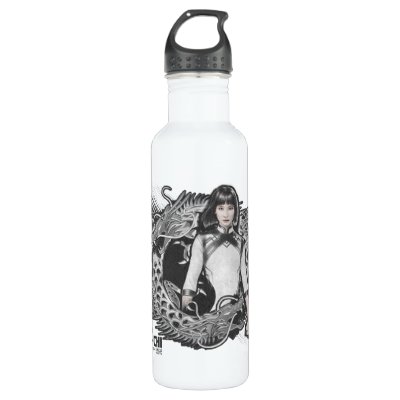 Xialing Dragon Watercolor Stainless Steel Water Bottle