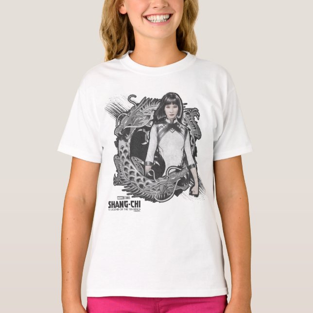 Xialing Dragon Watercolor T-Shirt (Front)