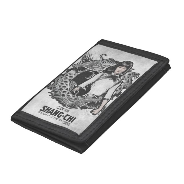 Xialing Dragon Watercolor Trifold Wallet (Bottom)