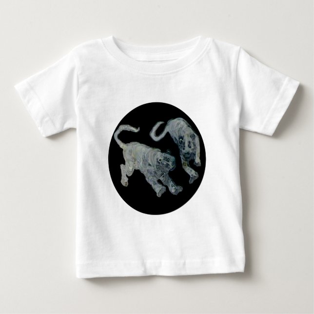 Xian China 2002 Ghost Tigers Black Circle Transp T Baby T-Shirt (Front)