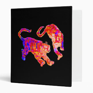 Xian China 2002  Ghost Tigers Hot & Cold Transp Binder