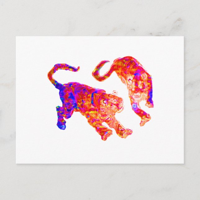 Xian China 2002  Ghost Tigers Hot & Cold Transp Th Postcard (Front)