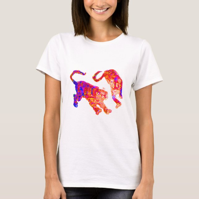 Xian China 2002  Ghost Tigers Hot & Cold Transp Th T-Shirt (Front)