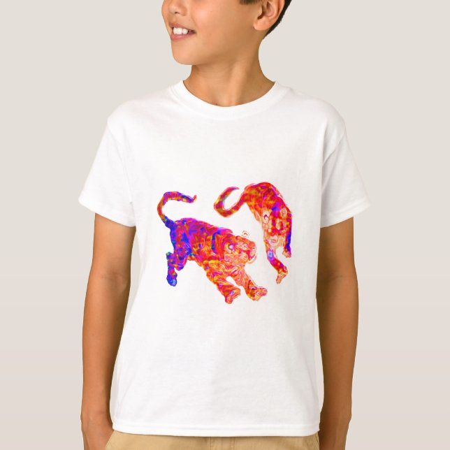 Xian China 2002  Ghost Tigers Hot & Cold Transp Th T-Shirt (Front)