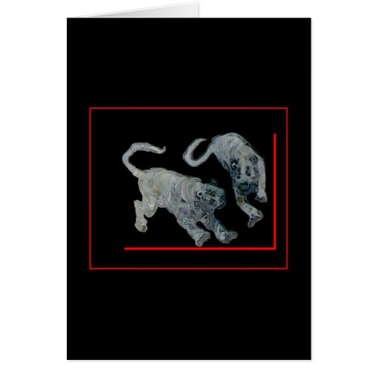 Xian China 2002 Ghost Tigers Red Boarder The MUSEU (Front)