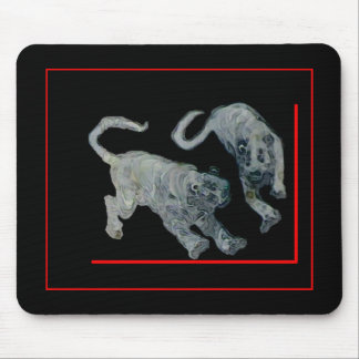 Xian China 2002 Ghost Tigers Red Boarder The MUSEU Mouse Pad