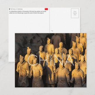 Xi'an, China Travel Postcard