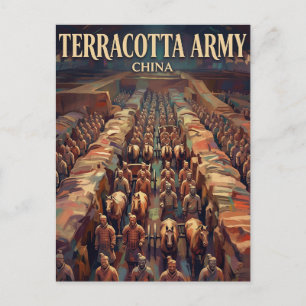 Xi'an Terracotta Army China Postcard