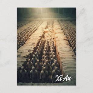 Xi'an Terracotta Warriors China Travel Postcard