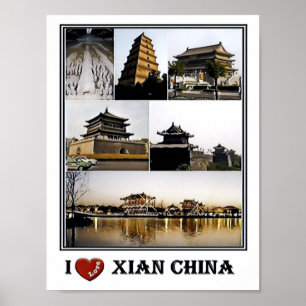 Xian Terracotta Warrios Museum - Bell Tower - Poster