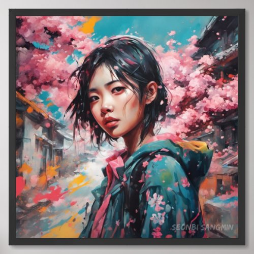 Xiao Hua 小花 Framed Art